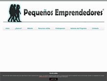 Tablet Screenshot of pequenosemprendedores.com